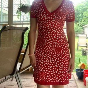 Red summer dress